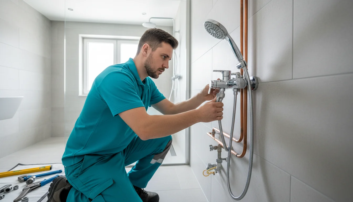 Bathroom plumbing renovation