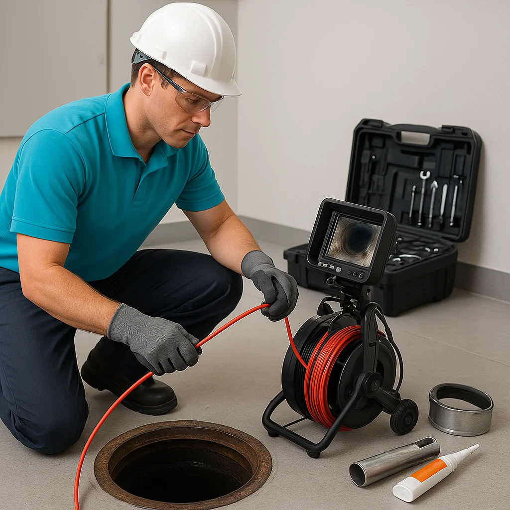 Sewer line inspection and repair